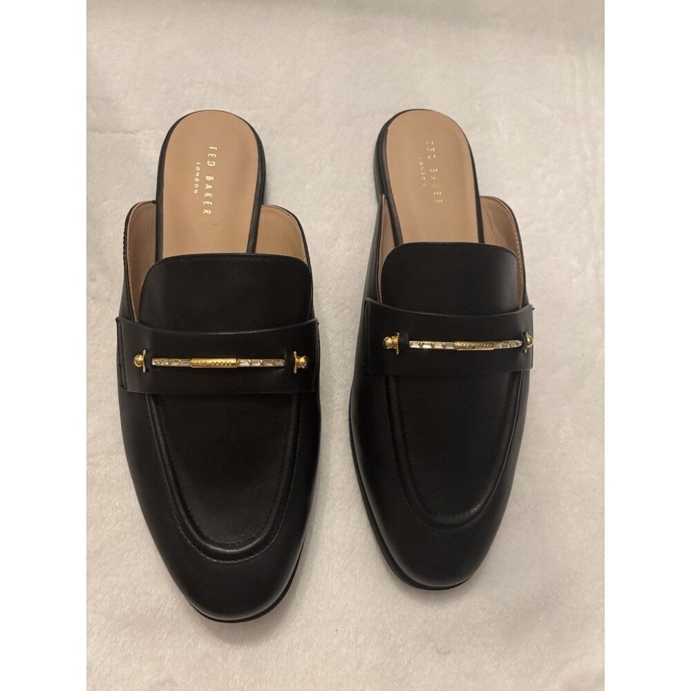 Ted Baker Women’s Zola Icon Slip-On Mules Black Size 8.5